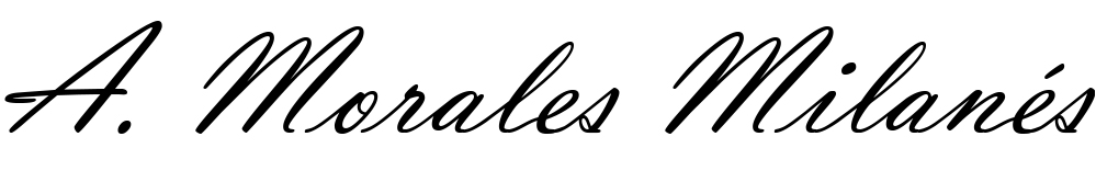Antonio Morales Milanés